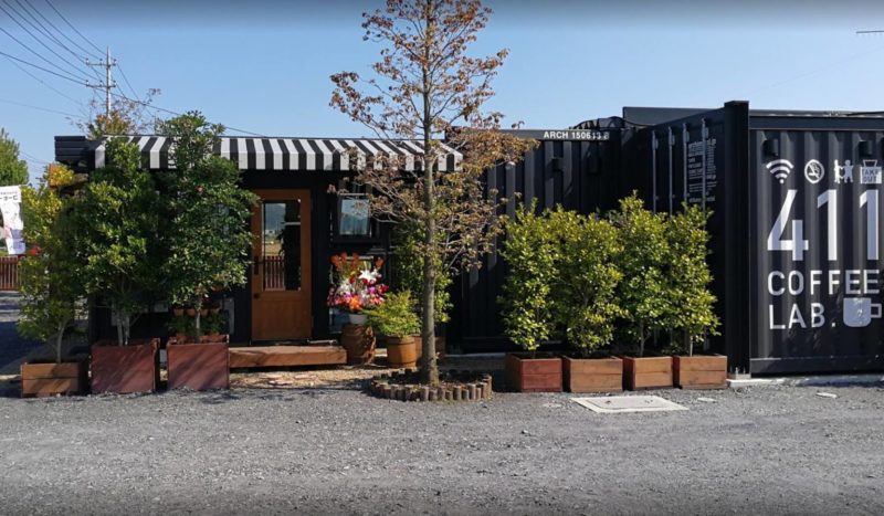 411 coffee labo コンテナカフェ